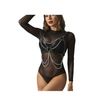 SUBBLIME - REGGISENO IMBRACATURA CON CATENA DETTAGLIO TAGLIA UNICA