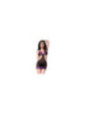 CHILIROSE - CR 4076 BABYDOLL E PERIZOMA VIOLA/NERO L/XL