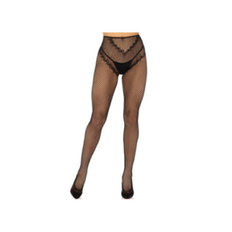LEG AVENUE - CALZE A RETE SENZA CAVALLO NERE