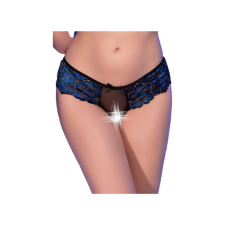 CHILIROSE - CR 4712 SLIP SENZA CAVALLO NERO/BLU M
