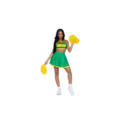 LEG AVENUE - COSTUME CHEERLEADER VERDE M/L
