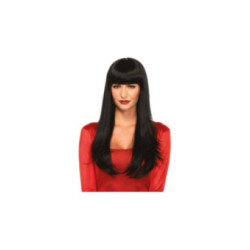 LEG AVENUE - BANGIN PARRUCCA LUNGA LISCIA NERA