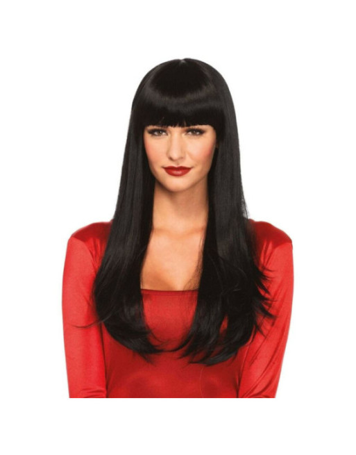 LEG AVENUE - BANGIN PARRUCCA LUNGA LISCIA NERA