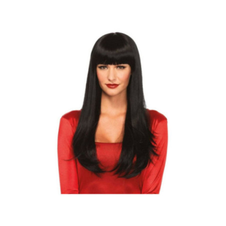 LEG AVENUE - BANGIN PARRUCCA LUNGA LISCIA NERA