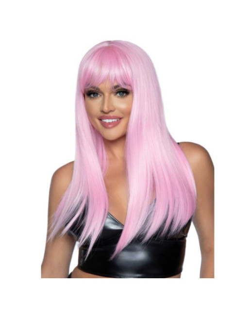 LEG AVENUE - PARRUCCA LUNGA LISCIA FRANGIA ROSA