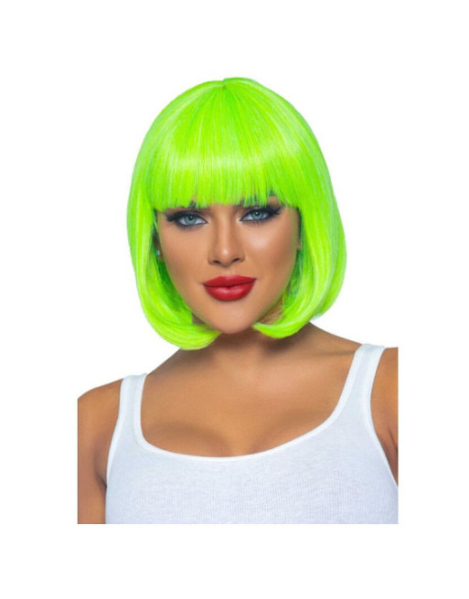 LEG AVENUE - PARRUCCA BOB FLUORESCENTE VERDE NEON