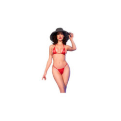 CHILIROSE - CR 4840 MICRO BIKINI ROSSO S/M