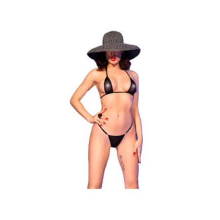 CHILIROSE - CR 4840 MICRO BIKINI NERO S/M