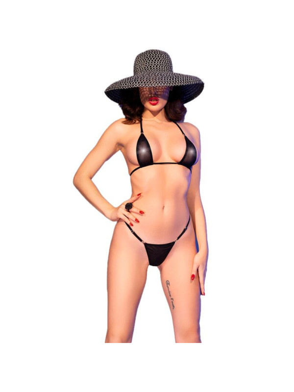 CHILIROSE - CR 4840 MICRO BIKINI NERO S/M