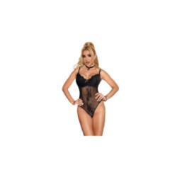 SUBBLIME - 955618 BODY IN PIZZO CON CHIUSURA INFERIORE NERO S/M