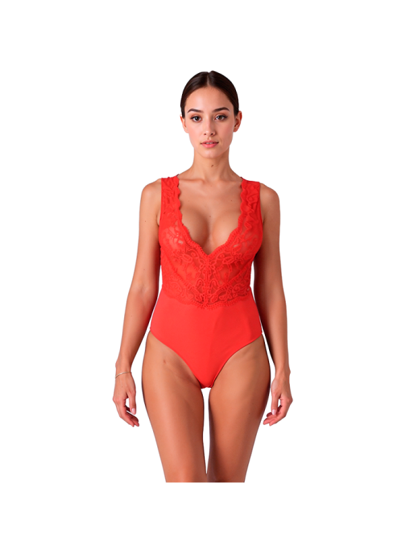 PASSION - EVALIE BODY ROSSO L/XL