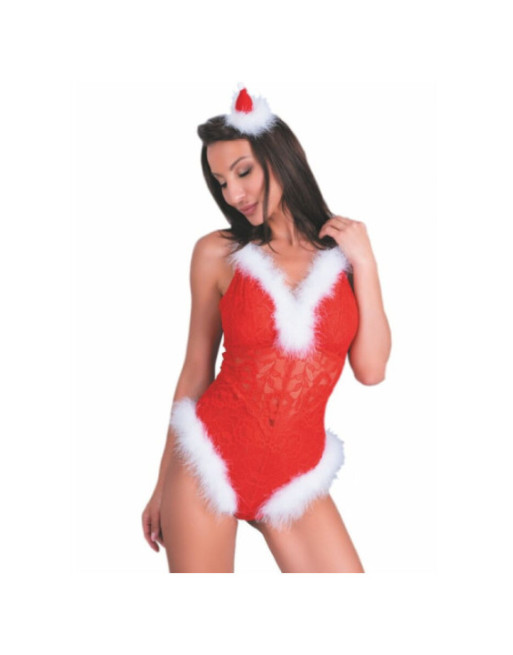 LIVCO CORSETTI FASHION - NAUGHTY SANTA LC 90706 BODY NATALIZIO L/XL