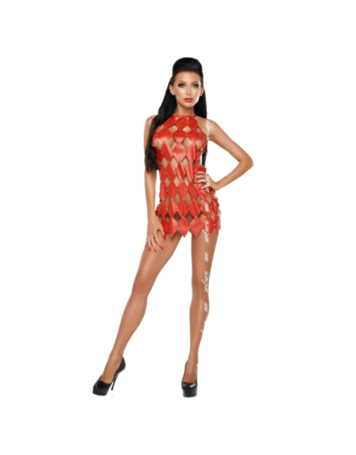 ME-SEDUCE - GWEN VESTITO SCHIENA NUDA ROSSO S/M