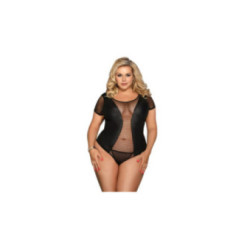 SUBBLIME - QUEEN PLUS FETISH TEDDY MANICA CORTA