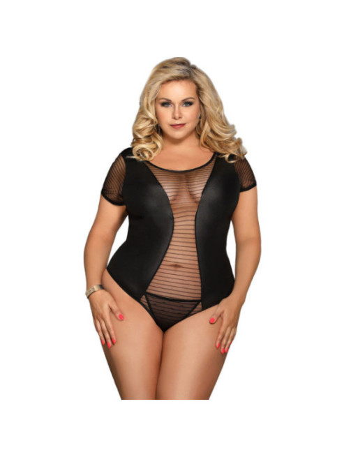 SUBBLIME - QUEEN PLUS FETISH TEDDY MANICA CORTA