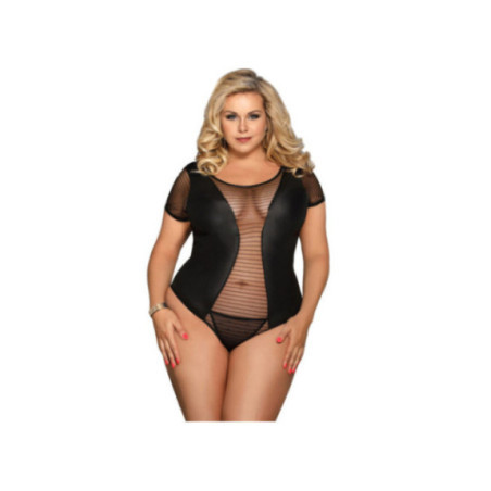 SUBBLIME - QUEEN PLUS FETISH TEDDY MANICA CORTA