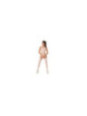 PASSION - WOMAN BS049 BODYSTOCKING BIANCO TAGLIA UNICA