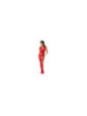 PASSION - WOMAN BS052 BODYSTOCKING ROSSO TAGLIA UNICA