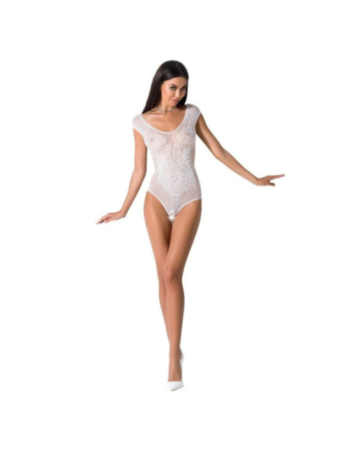 PASSION - WOMAN BS064 BODYSTOCKING BIANCO TAGLIA UNICA