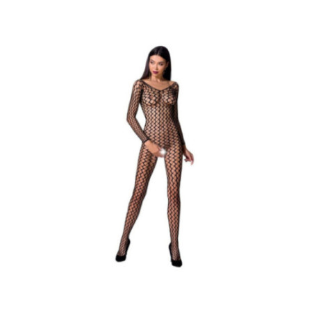 PASSION - DONNA BS068 BODYSTOCKING NERO TAGLIA UNICA