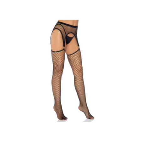 LEG AVENUE - CALZE A RETE INDUSTRIALI CON O-RING ATTACCO REGGERT TAGLIA UNICA