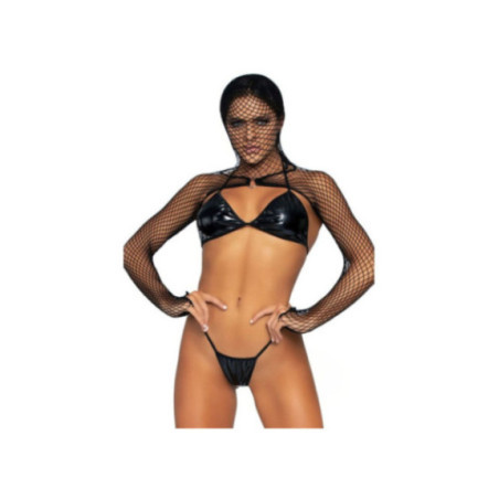 LEG AVENUE - KINK - SET TRE PEZZI TAGLIA UNICA