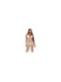 LEG AVENUE - MAXI ABITO IN RETE TWIST TAGLIA UNICA BIANCO