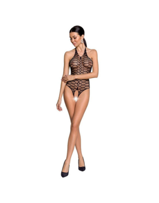 PASSION - WOMAN BS087 BODYSTOCKING NERO TAGLIA UNICA