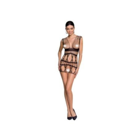 PASSION - WOMAN BS089 BODYSTOCKING NERO TAGLIA UNICA