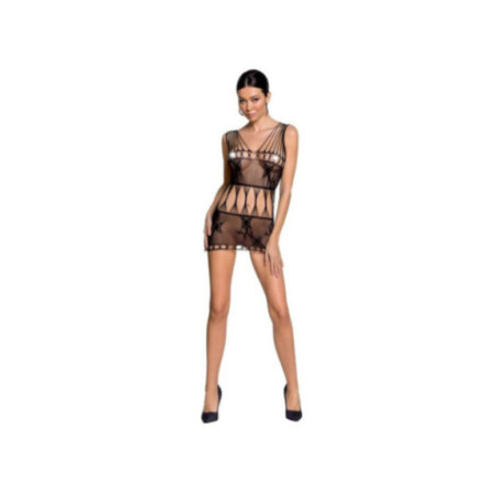 PASSION - WOMAN BS090 BODYSTOCKING NERO TAGLIA UNICA
