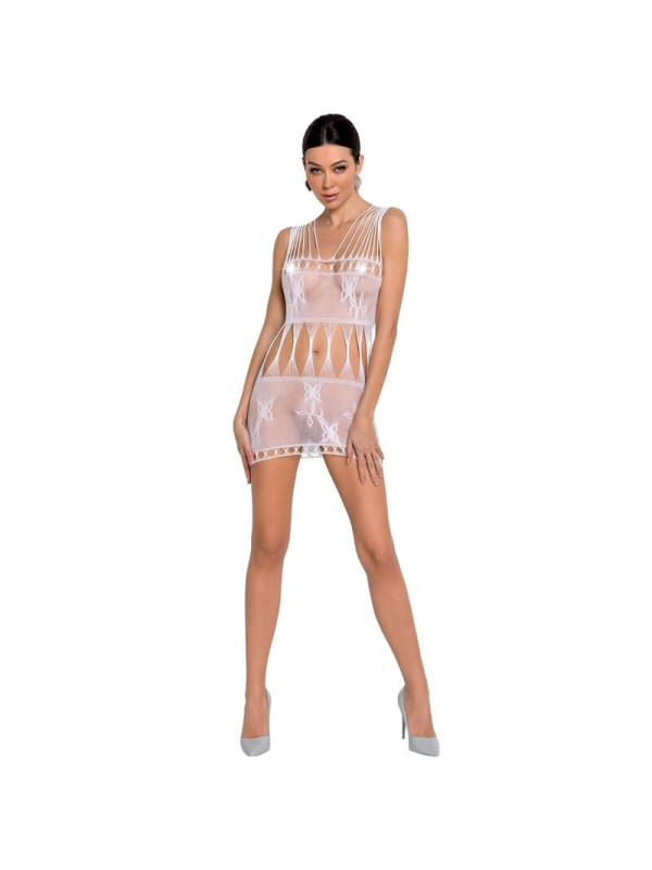 PASSION - WOMAN BS090 BODYSTOCKING BIANCO TAGLIA UNICA