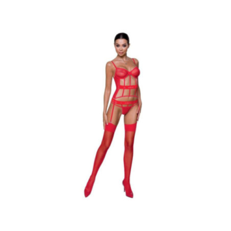PASSION - CORSETTO KYOKA - ROSSO L/XL