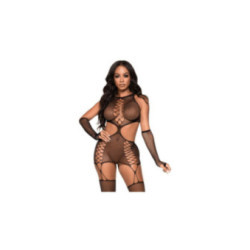 LEG AVENUE - ABITO GIACCA CON GUANTI TAGLIA UNICA