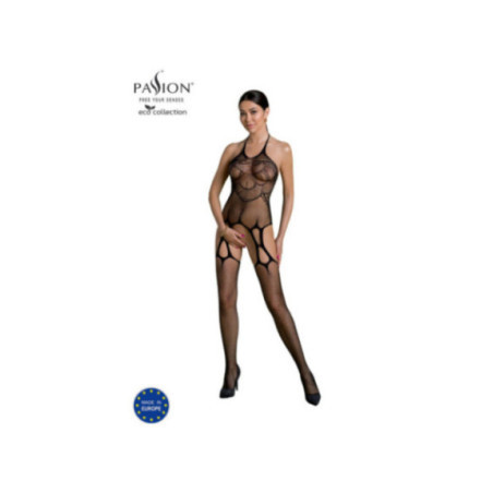 PASSION - COLLEZIONE ECO BODYSTOCKING ECO BS002 NERO