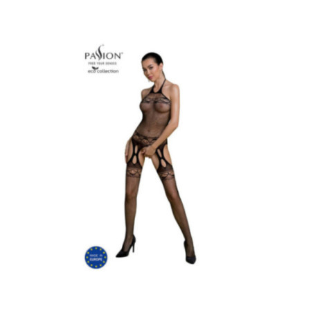 PASSION - COLLEZIONE ECO BODYSTOCKING ECO BS006 NERO