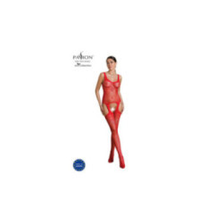 PASSION - COLLEZIONE ECO BODYSTOCKING ECO BS008 ROSSO