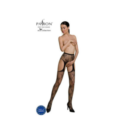 PASSION - COLLEZIONE ECO BODYSTOCKING ECO S001 NERO