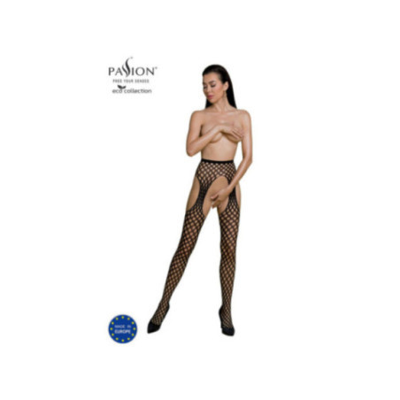 PASSION - COLLEZIONE ECO BODYSTOCKING ECO S003 NERO