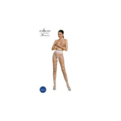 PASSION - COLLEZIONE ECO BODYSTOCKING ECO S006 BIANCO