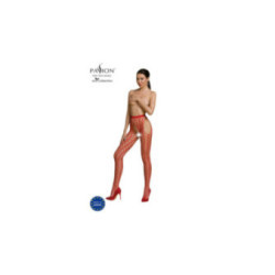 PASSION - COLLEZIONE ECO BODYSTOCKING ECO S007 ROSSO