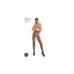 PASSION - COLLEZIONE ECO BODYSTOCKING ECO S008 NERO