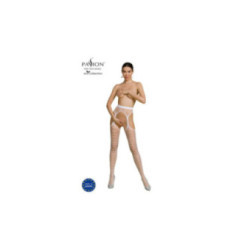 PASSION - COLLEZIONE ECO BODYSTOCKING ECO S008 BIANCO