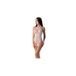 PASSION - BS094 BODYSTOCKING BIANCO TAGLIA UNICA