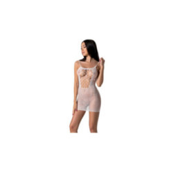PASSION - BS096 BODYSTOCKING BIANCO TAGLIA UNICA