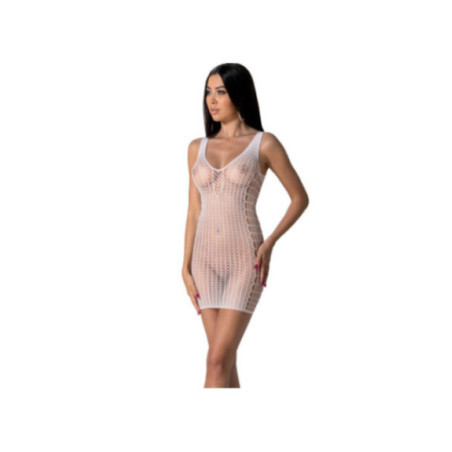 PASSION - BS097 BODYSTOCKING BIANCO TAGLIA UNICA