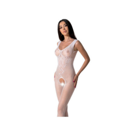 PASSION - BS098 BODYSTOCKING BIANCO TAGLIA UNICA
