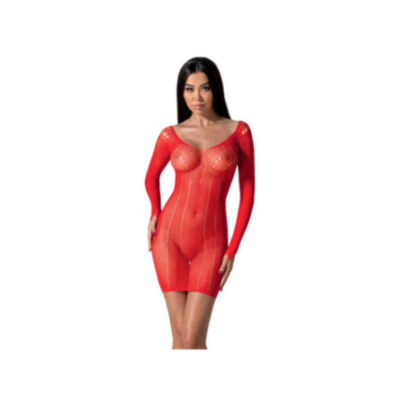 PASSION - BS101 BODYSTOCK ROSSO TAGLIA UNICA