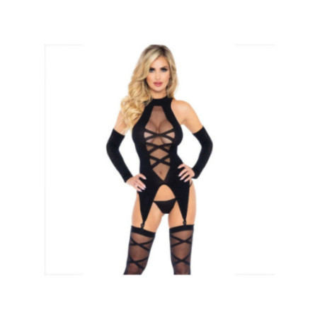 LEG AVENUE - SET 3 PEZZI BODY + LEG AVENUE - CALZE + MANICHE