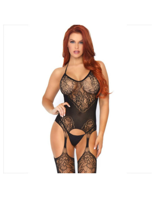 LEG AVENUE - BODYSTOCKING IN PIZZO