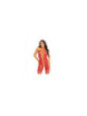 LEG AVENUE - BODYSTOCKING CAVEZZA COLLO ROSSO CUORI ROSSI